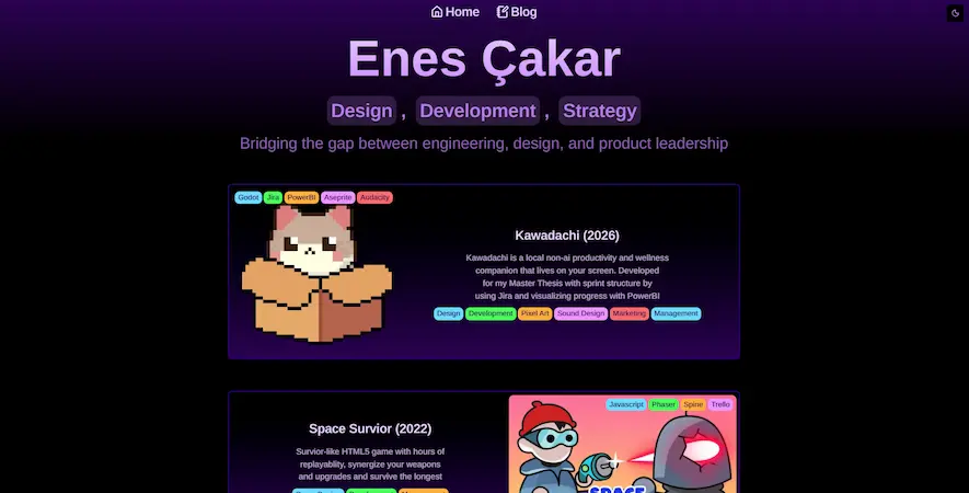 Cover image for the project Personal Website (2025)